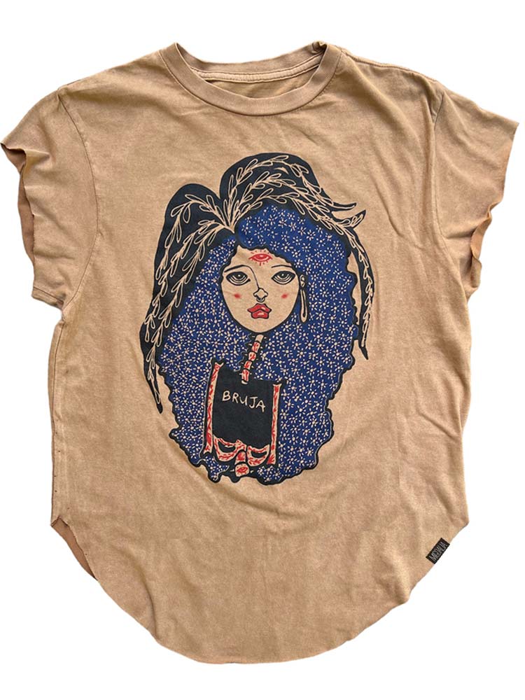 La Bruja Skeleton Doll Tee with 3rd Eye