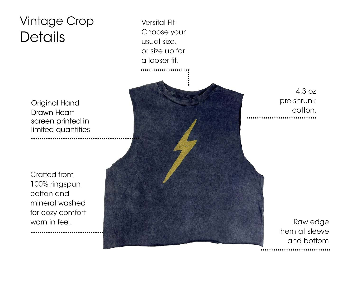 Diagram of Crop Top