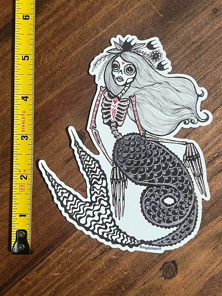 Sticker Mermaid 6"