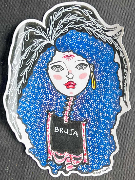 Vinyl Sticker, La Bruja with 3rd Eye