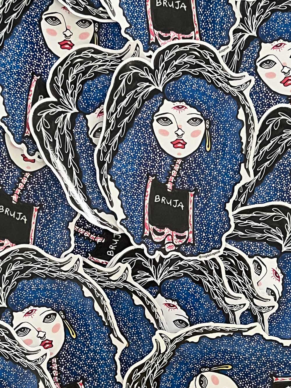 Vinyl Sticker, La Bruja with 3rd Eye
