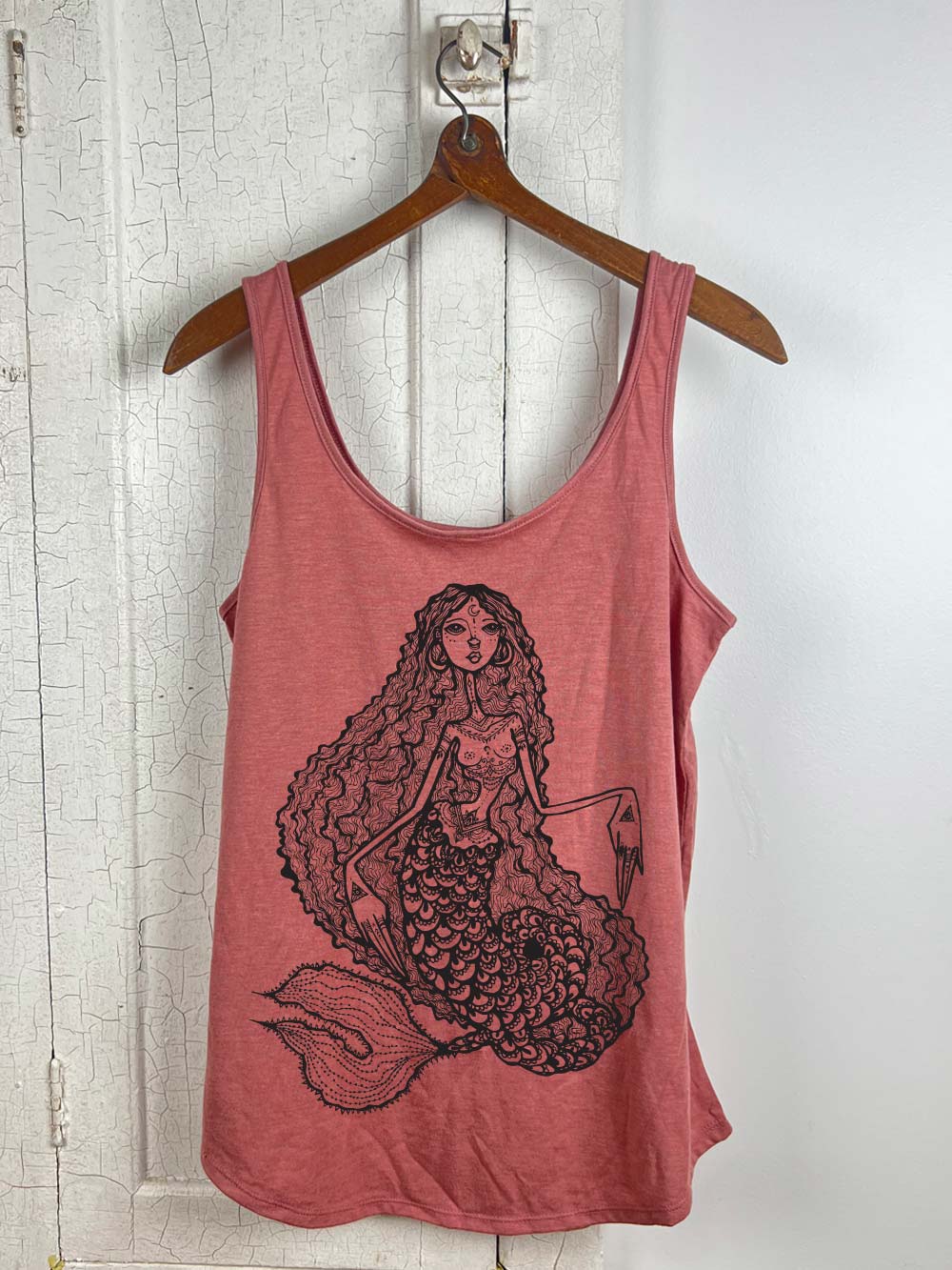 Mermaid Tank Top Mauve