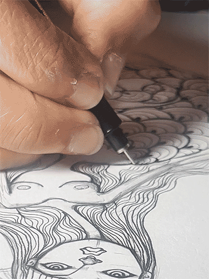 Drawing a Mermaid