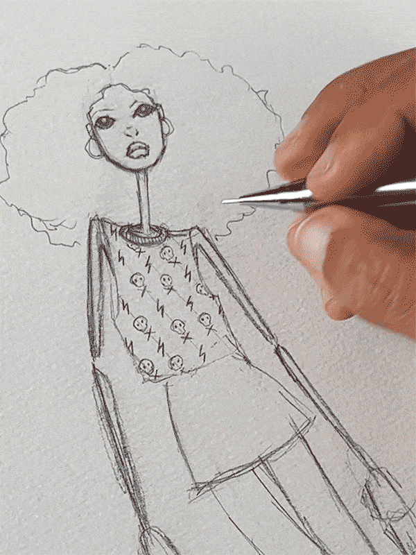 Drawing Deadvolt Fashion Illustration