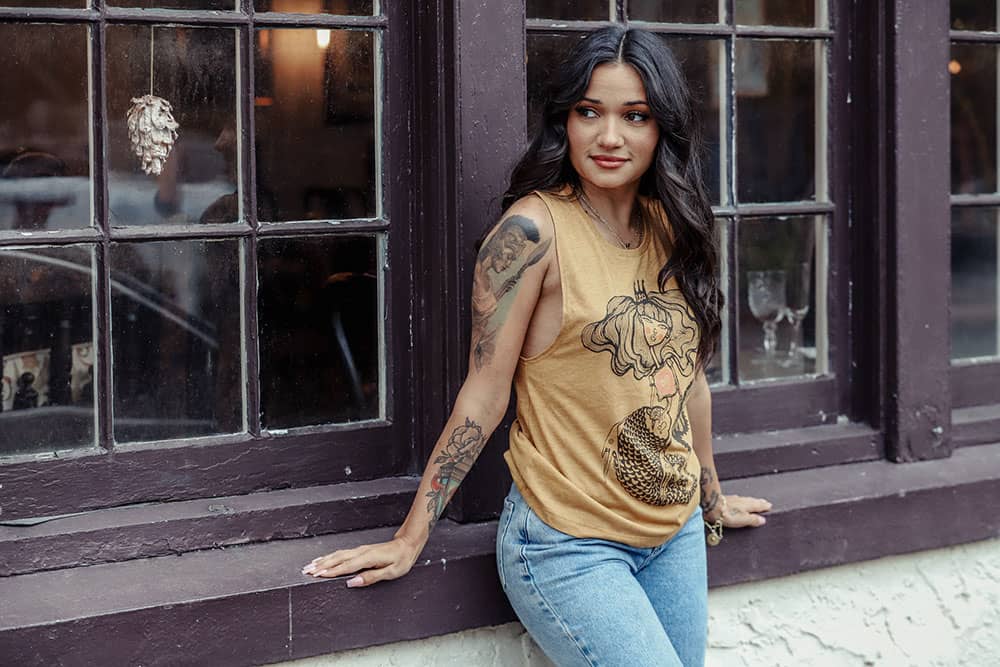 Mermaid Leo Zodiac Tank