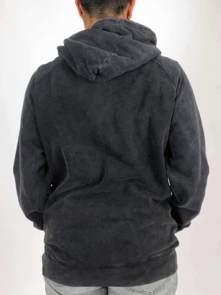 back of hoodie
