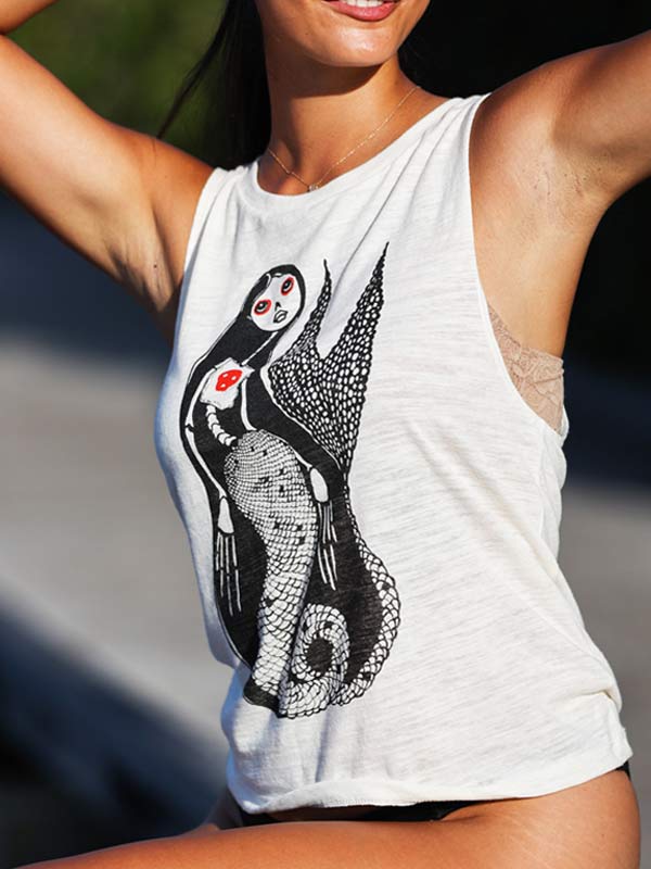 Muertos Mermaid Tank Top