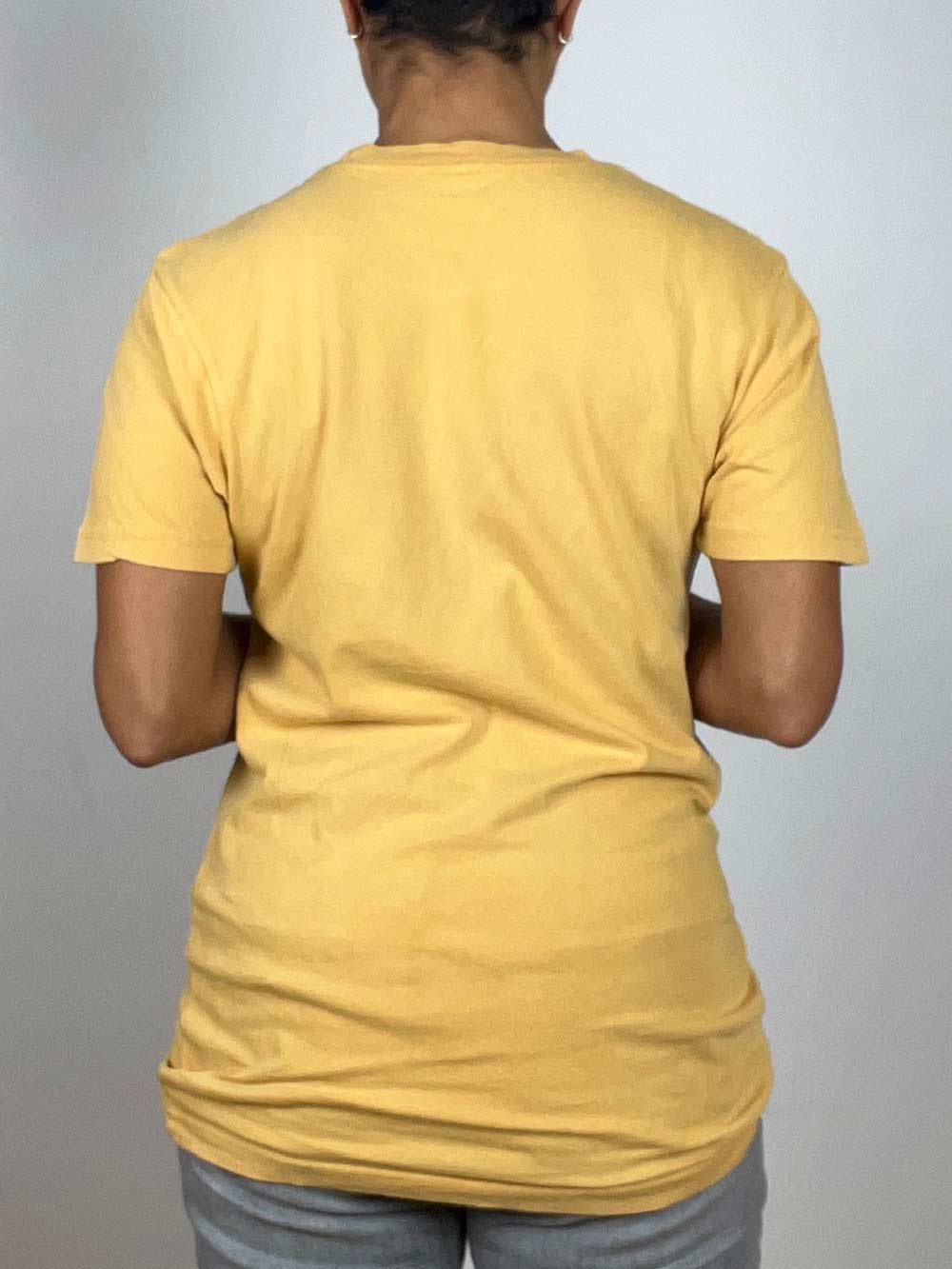 back of tee