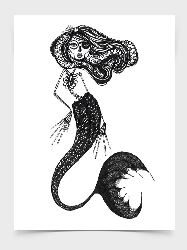 Print Petra Indigo