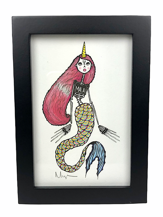 Frame Print Mala Unicorn