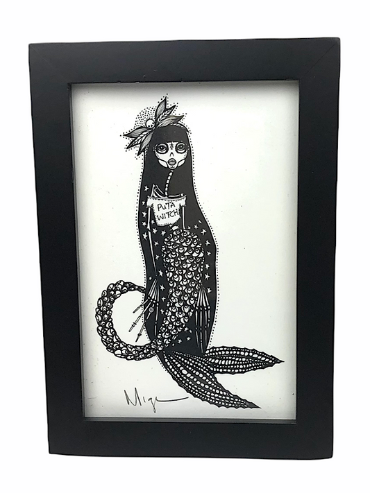 Frame Print Puta Witch