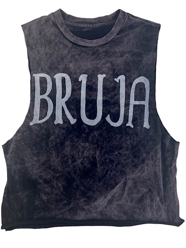 Bruja Graphic Tie Dye Crop