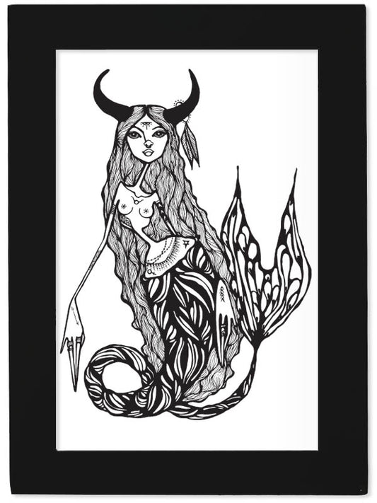 Taurus Zodiac Frame Art