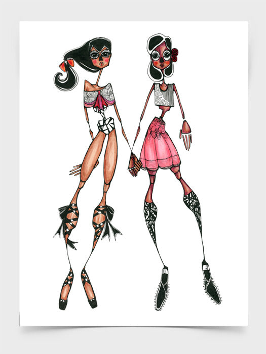 Print Ava and Faith
