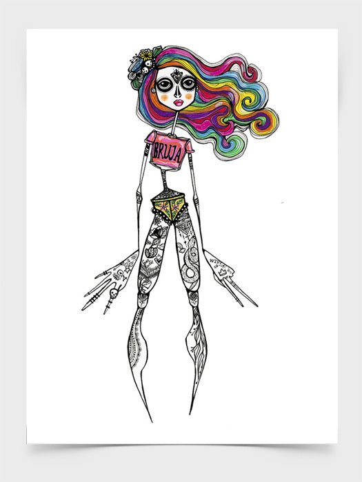 Print Bruja Inked