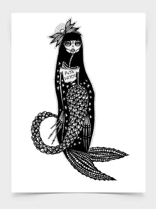 Print Puta Witch