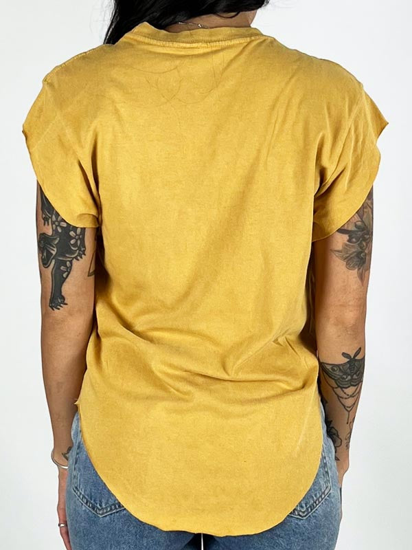 Back of Boyfriend Tee, Yellow