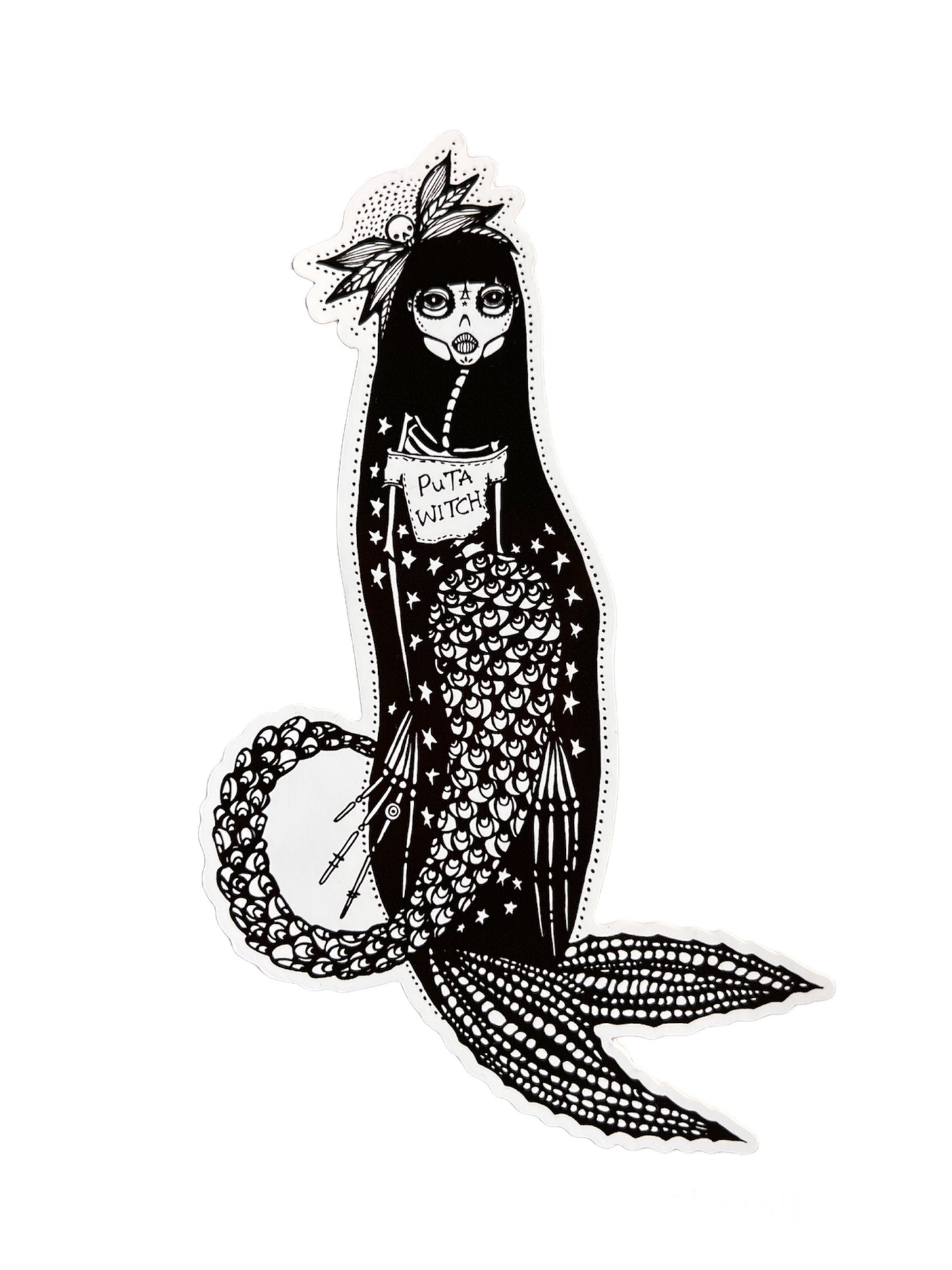 Sticker Puta Witch