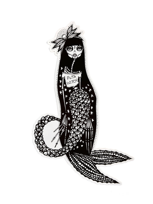 Sticker Puta Witch