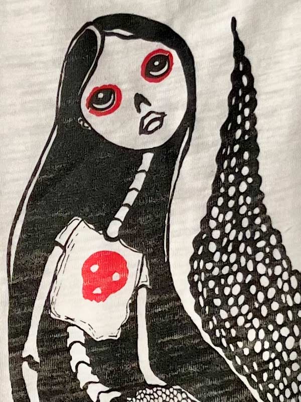 Muertos Mermaid Graphic Muscle Tank - Silvia