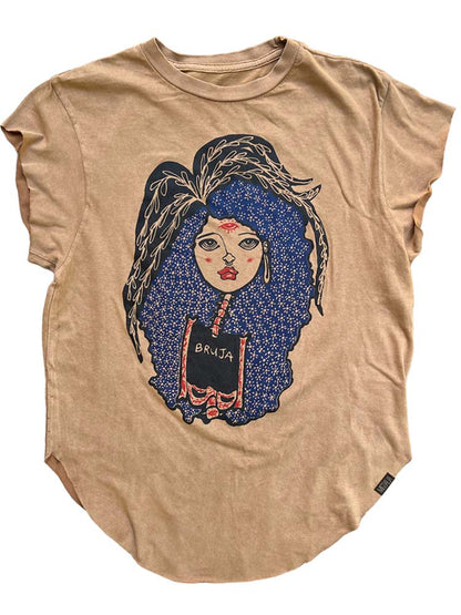 La Bruja Skeleton Doll Tee with 3rd Eye