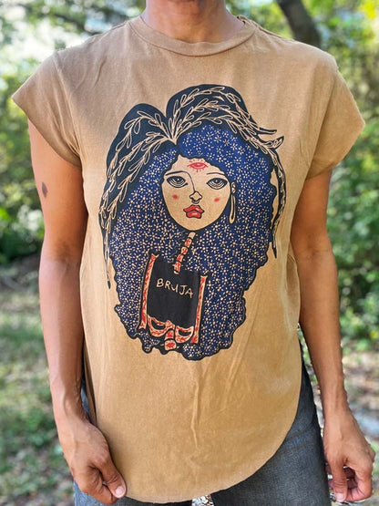 La Bruja Skeleton Doll Tee with 3rd Eye
