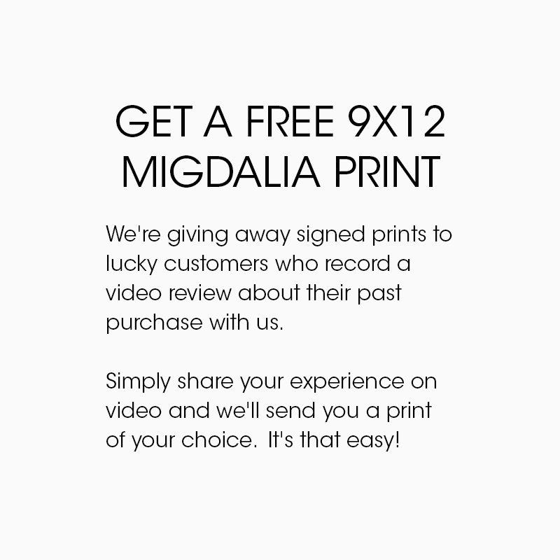 Get a free Migdalia Print