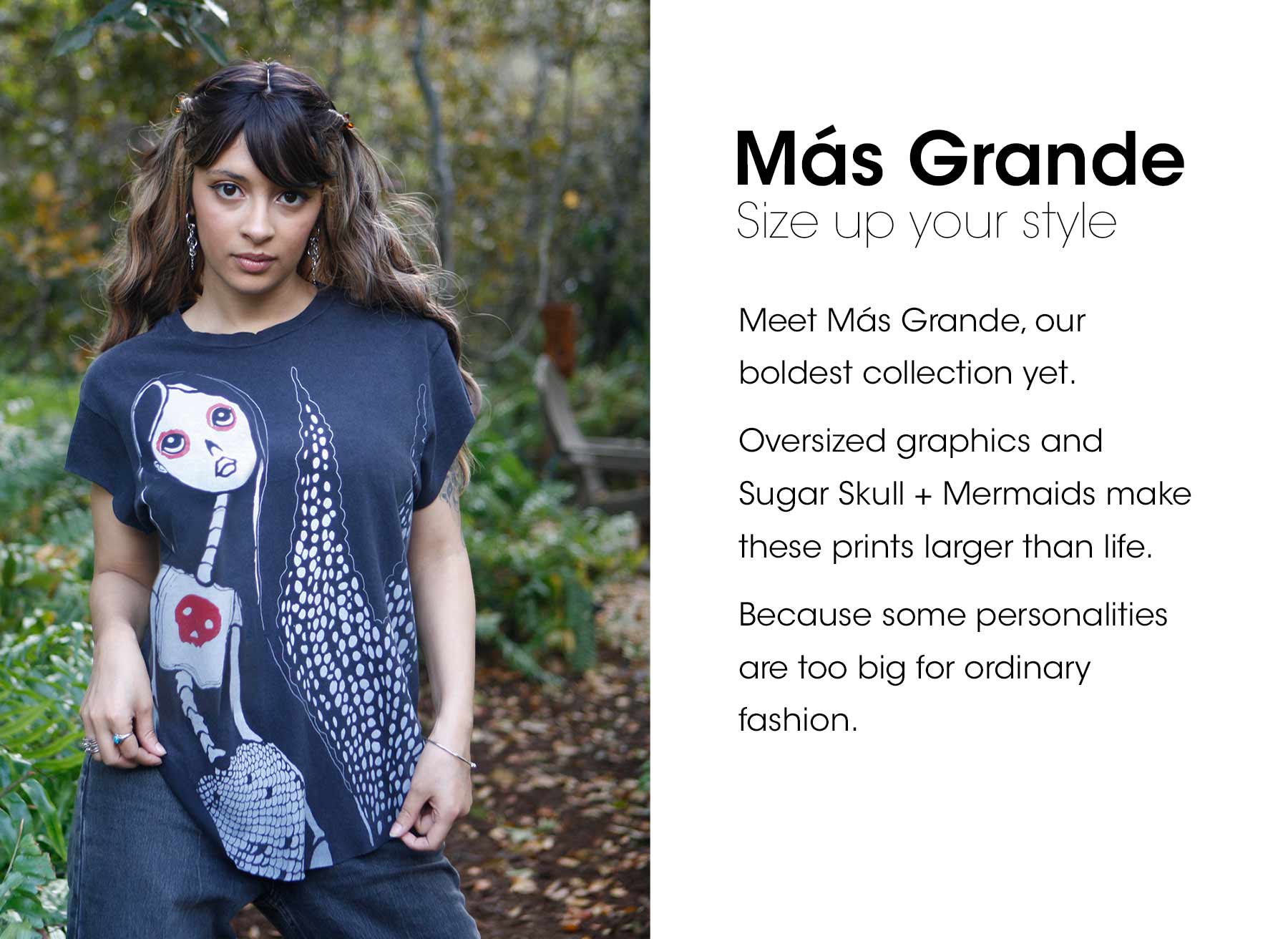 Mas Grande Mermaid Graphic Tee