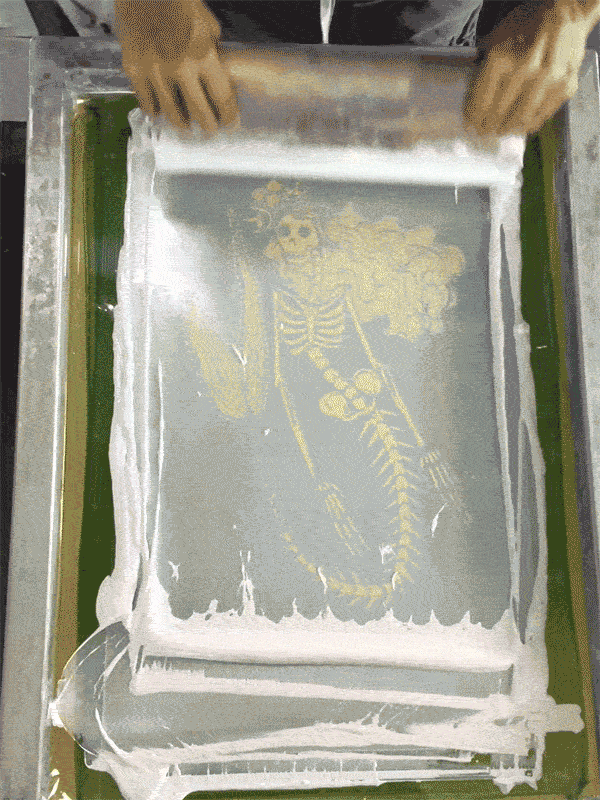 Skeleton Mermaid Tee | Hand-drawn | Mazu