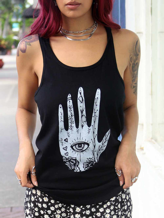 Hamsa Yoga Hand Tank Top