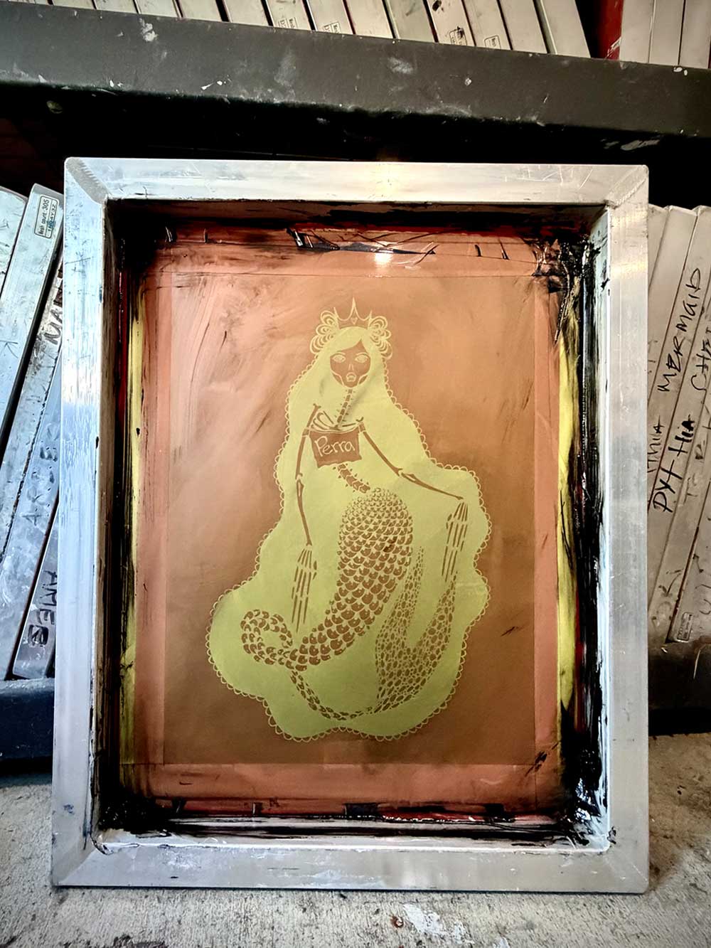 Mermaid Metal Screen 
