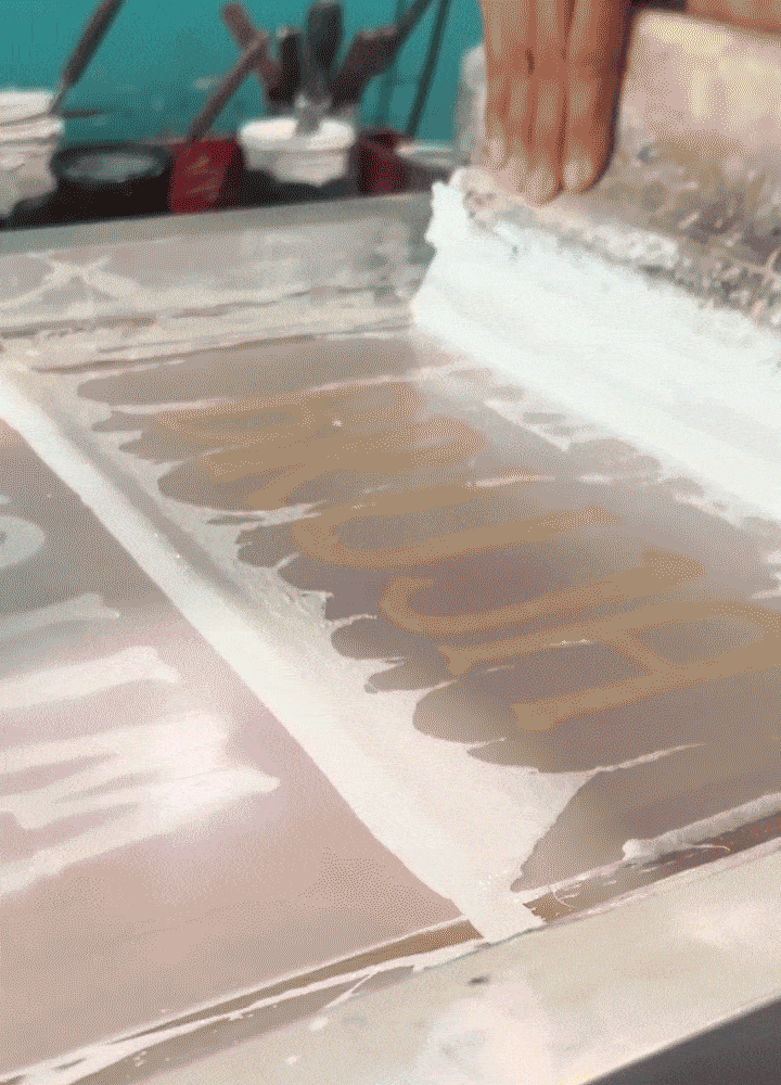 Printing the Bruja Tee