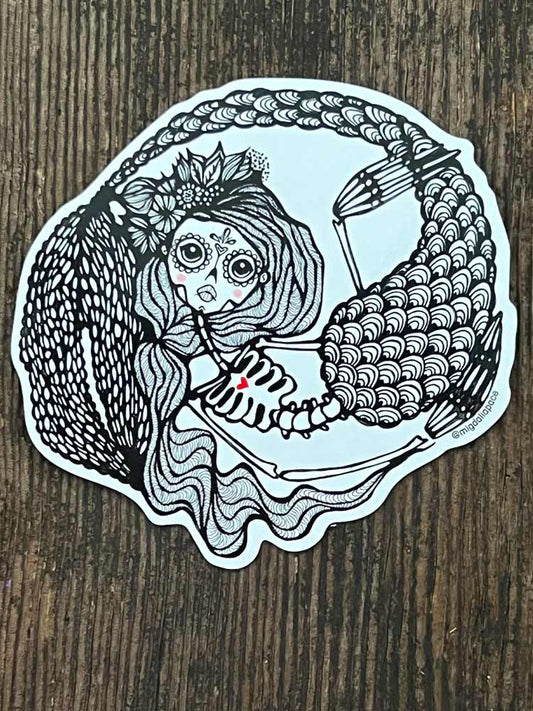Mami Wata Mermaid Vinyl Sticker