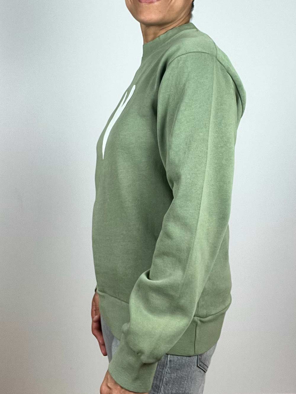 side of sweatshirt