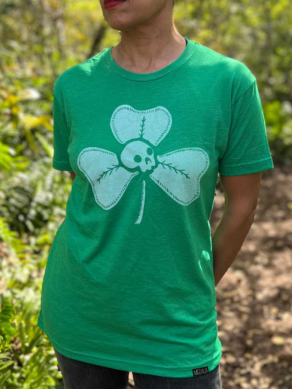 St. Paddy’s Green - Clover + Skull Unisex Tee