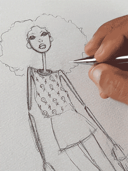 Drawing Deadvolt Fashion Illustration