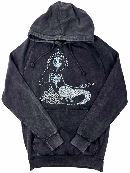 Hoodie with Mermaid Print