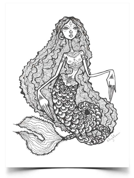 Print Mermaid - Kezia