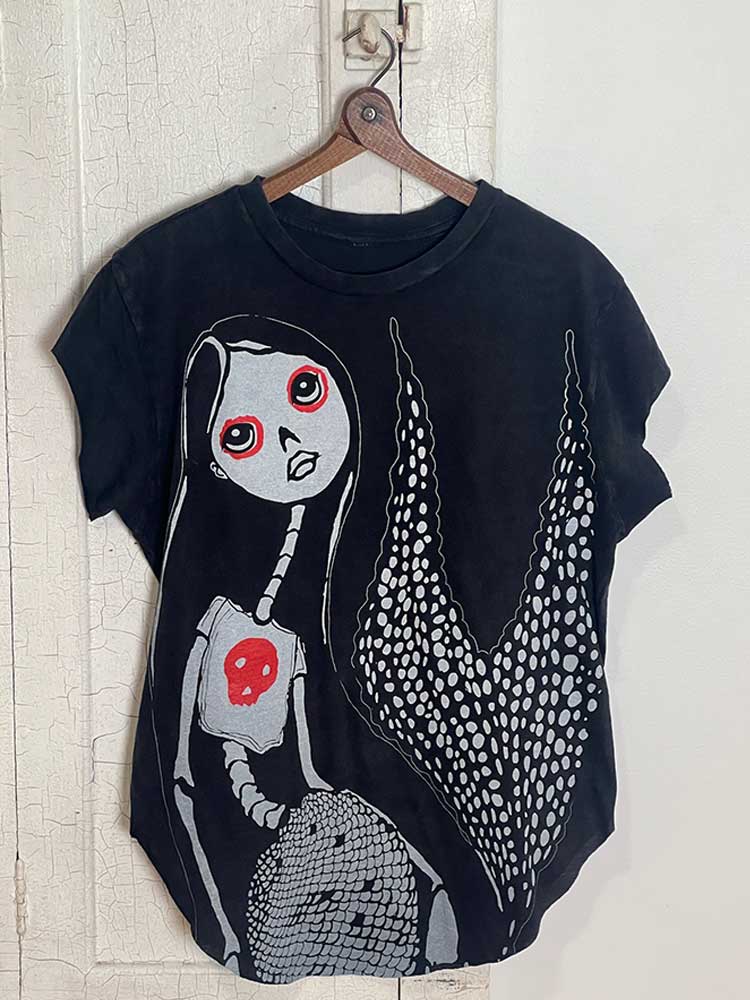 Gothic Whimsical Mermaid Tee