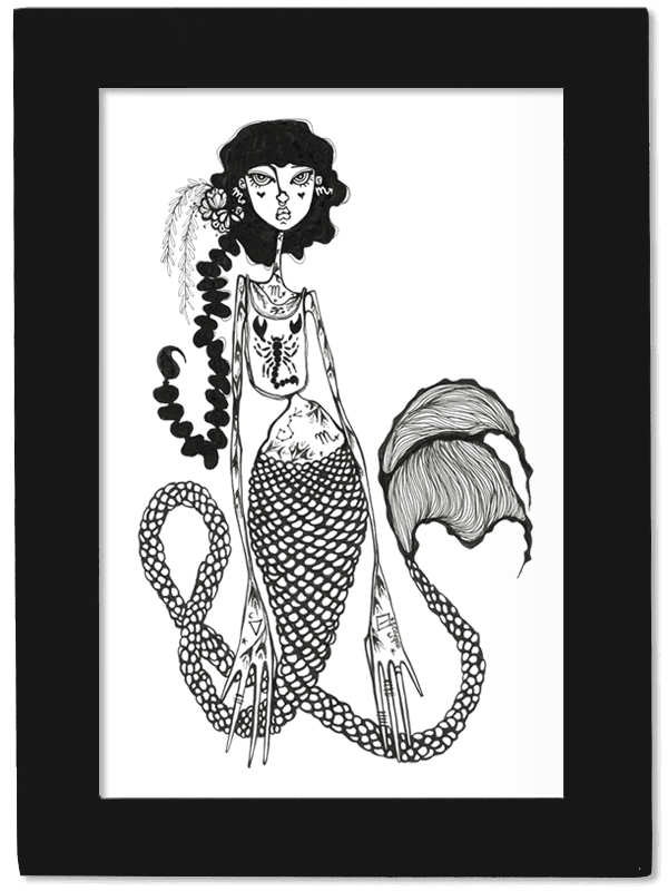 Framed Print of Scorpio Zodiac