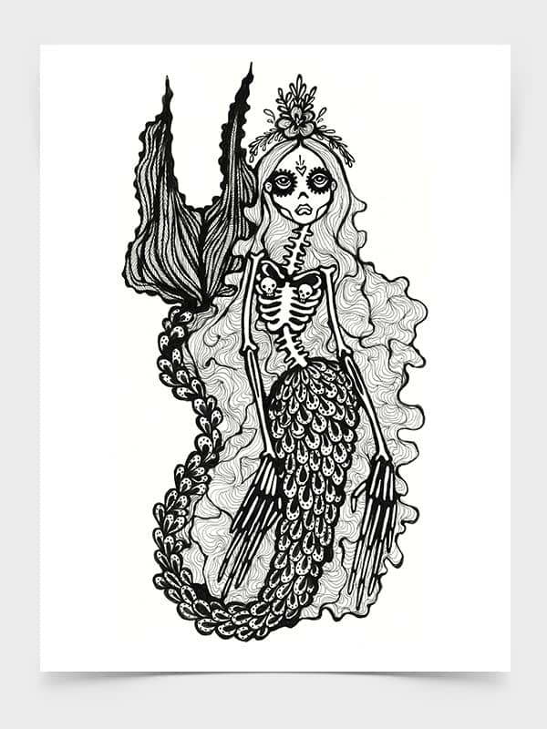 Print Nyx Sugar Skull Mermaid