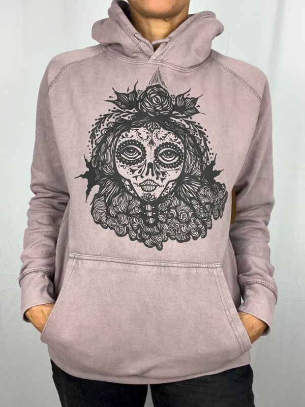 Lady of the Dead, Soft Vintage Hoodie