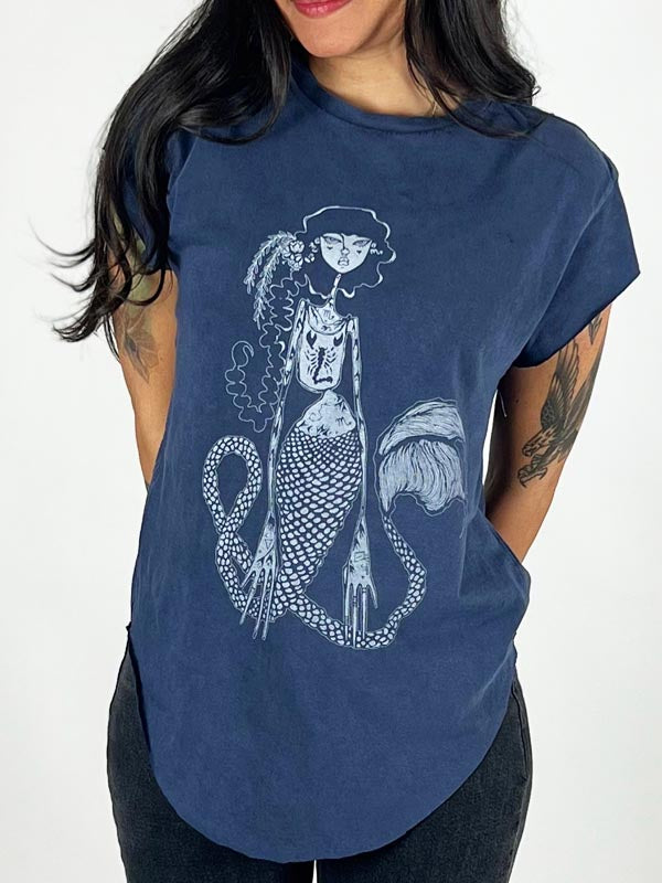 Scorpio Zodiac Mermaid Graphic Boyfriend Tee