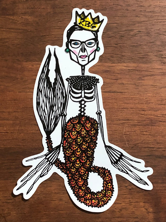Mermaid RBG Sticker